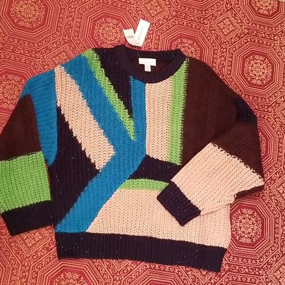 🆕️Topshop color block sweater